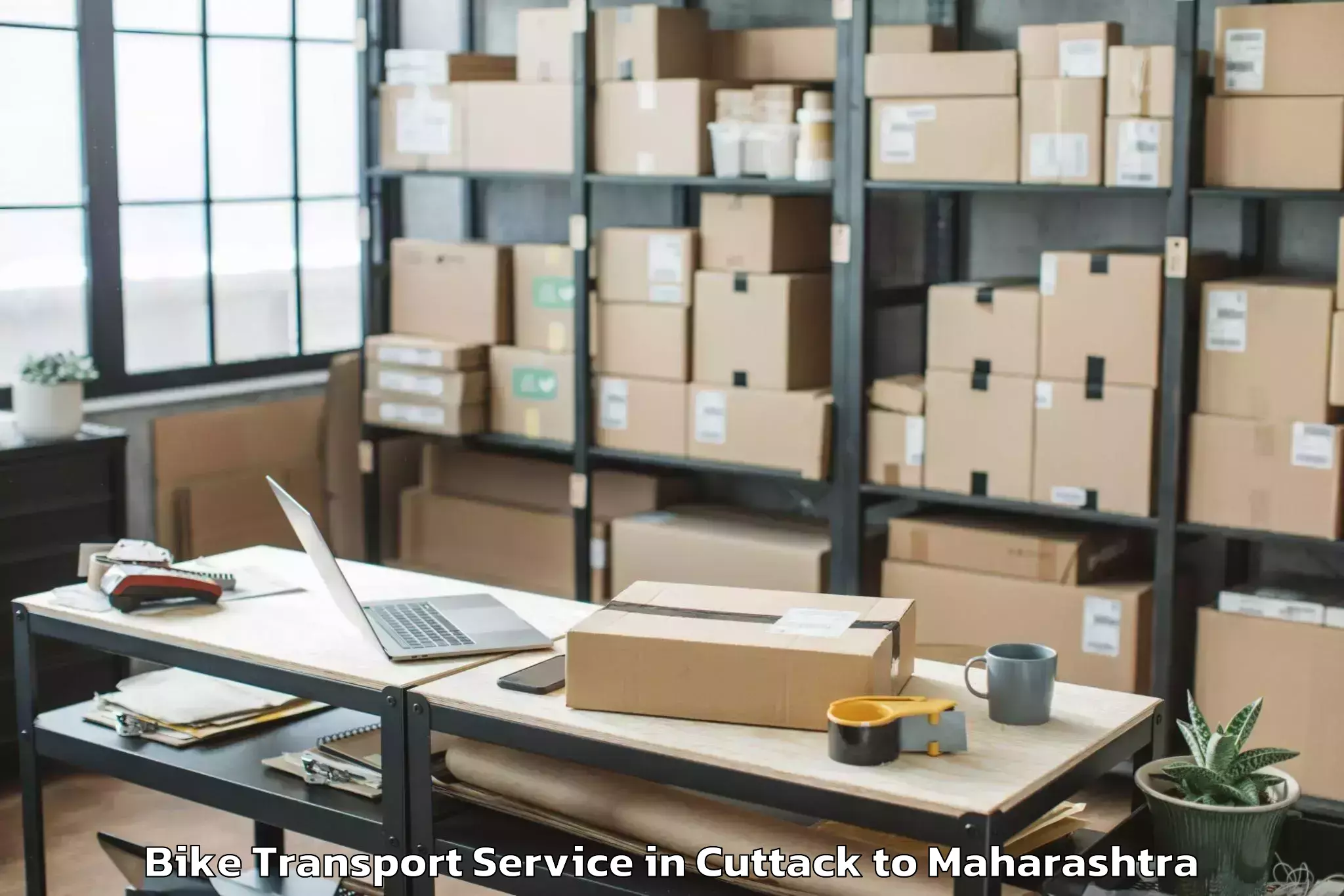 Book Cuttack to Beed Bike Transport Online